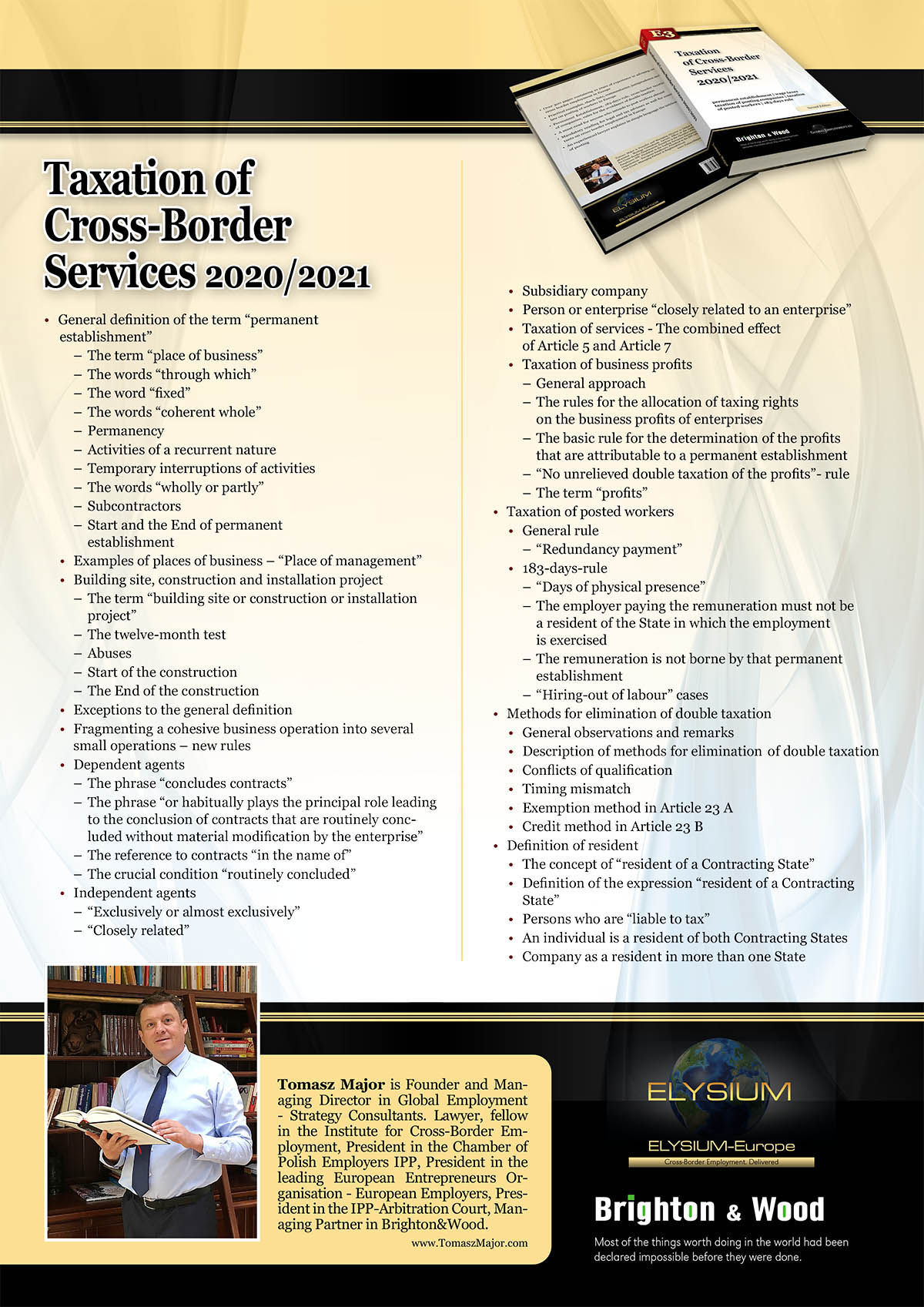 E3 -Taxation of Cross-Border Services in 2020-2021